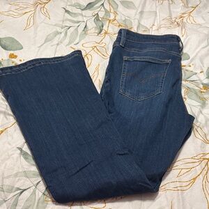 Levi's Dark Blue Flare Women's Jeans